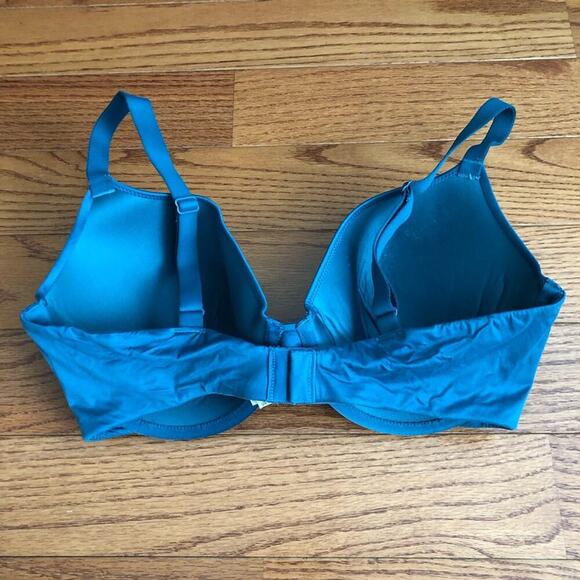 Wacoal Perfect Primer Dragonfly Blue Push Up Bra Women’s Size 36DD - Picture 9 of 10